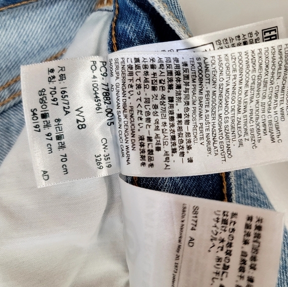 Lévis Denim Raw hem skirt Big E - Picture 11 of 13